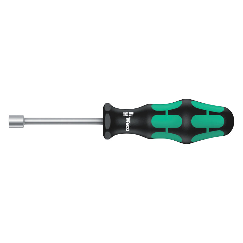 Tournevis A Douille Wera 395 Holo 13 mm Noir-Vert (Vendu A L'Unite) -Marque Allemande Pour Les Ateliers-