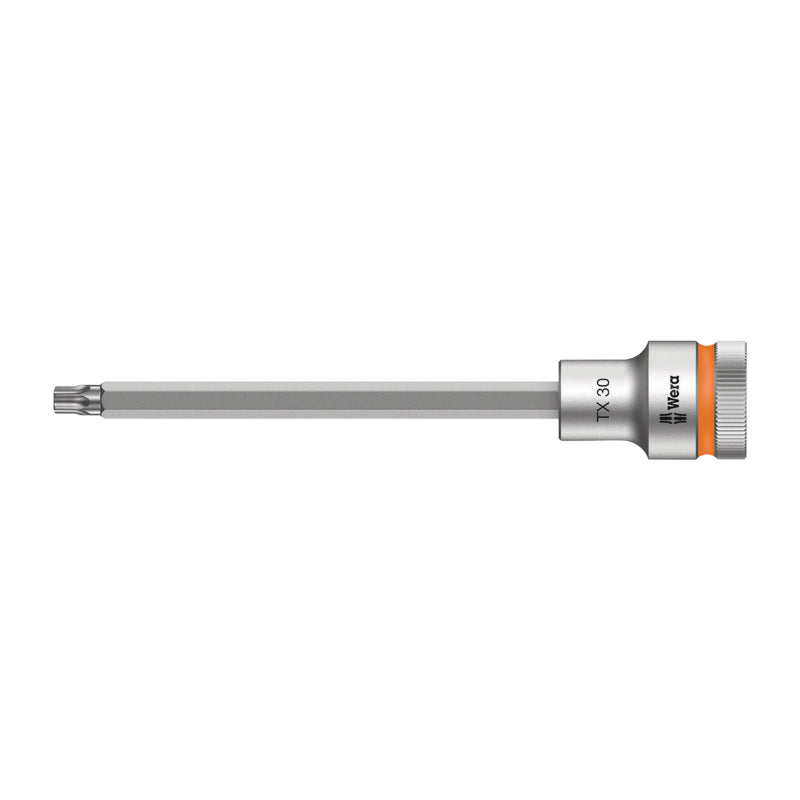 Douille Torx Wera 8767 Hf Zyklop 1-2 T30 Longueur 140 mm (Vendu A L'Unite) -Marque Allemande Pour Les Ateliers-