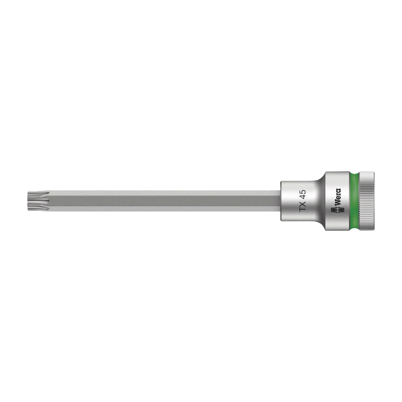 Douille Torx Wera 8767 Hf Zyklop 1-2 T45 Longueur 140 mm (Vendu A L'Unite) -Marque Allemande Pour Les Ateliers-