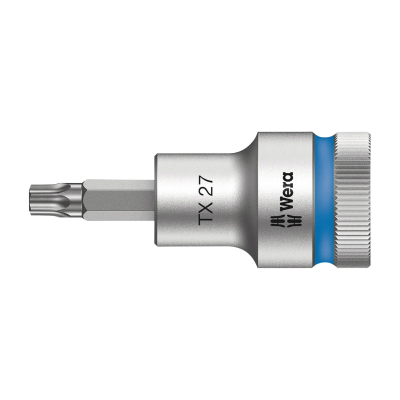 Douille Torx Wera 8767 Hf Zyklop 1-2 T27 Longueur 60 mm (Vendu A L'Unite) -Marque Allemande Pour Les Ateliers-