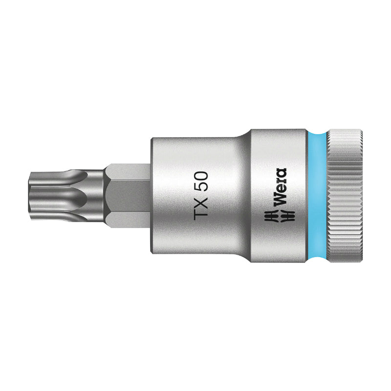 Douille Torx Wera 8767 Hf Zyklop 1-2 T50 Longueur 60 mm (Vendu A L'Unite) -Marque Allemande Pour Les Ateliers-