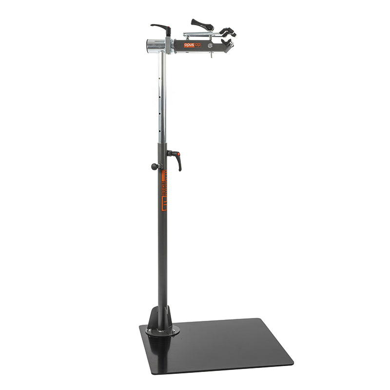 Pied D'Atelier De Réparation Vélo Professionnel Officine Parolin Opus Work Supporte 50Kgs - Avec Plaque Métal - Gist-