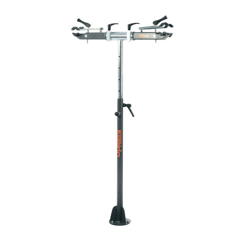 Pied D'Atelier De Réparation Vélo Professionnel Officine Parolin Opus Double Supporte 50Kgs Sur Chaque Bras - Sans Plaque Métal Au Sol -Gist-