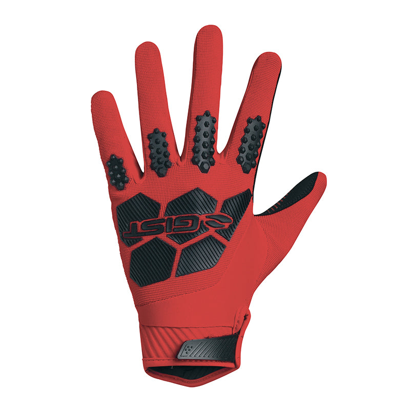 Gants Vélo VTT Long Gist Armor Rouge XL (Paire Sur Carte) Compatible Ecran Tactile