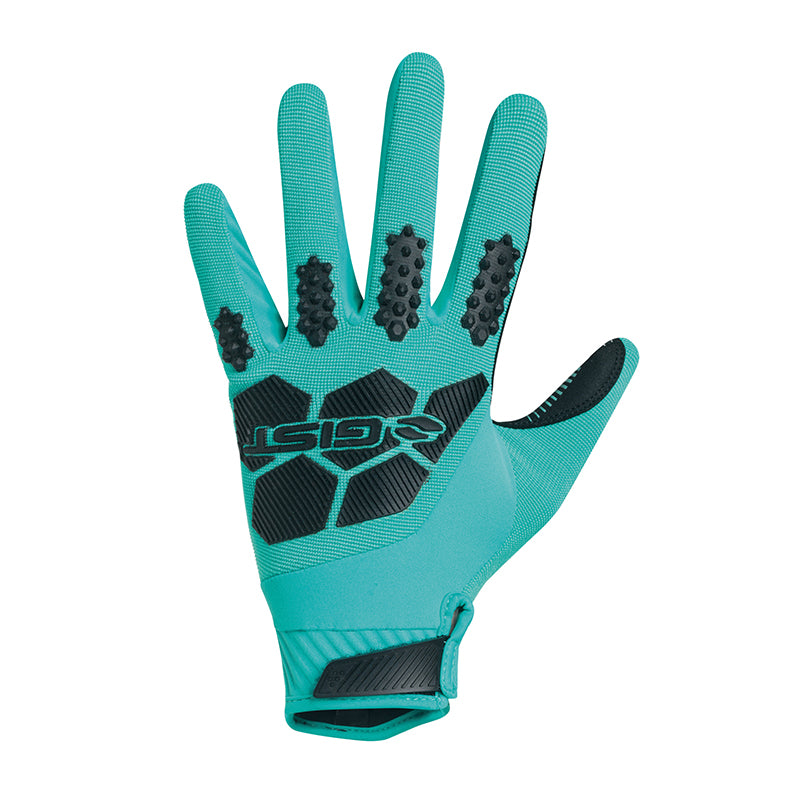 Gants Vélo VTT Long Gist Armor Bleu Turquoise XXL (Paire Sur Carte) Compatible Ecran Tactile