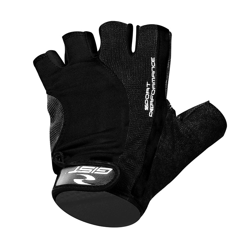 Gants Vélo Court Gist Pro Noir XL (Paire Sur Carte) Avec Velcro