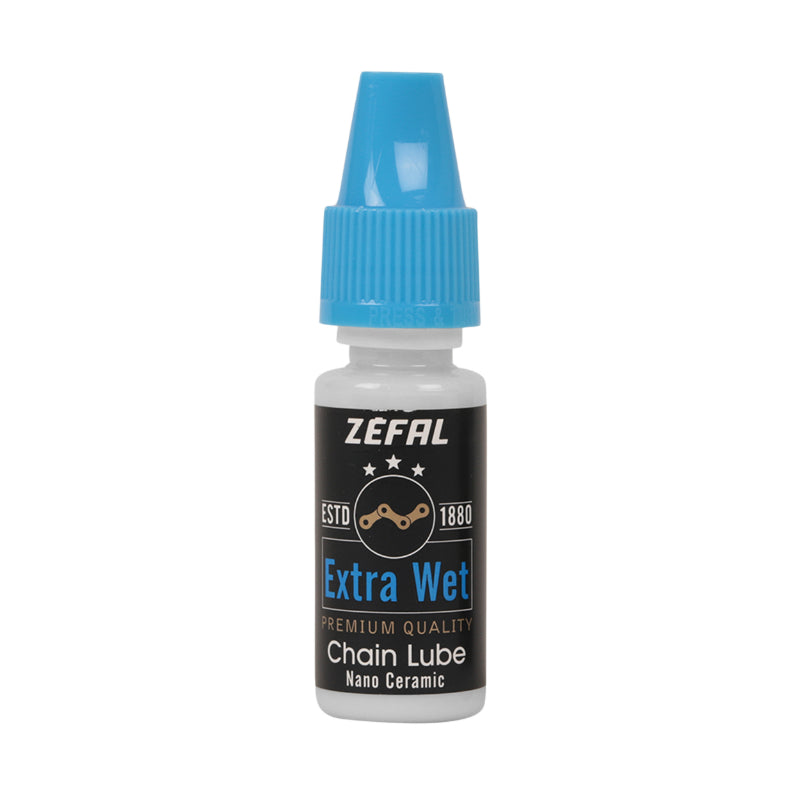 Lubrifiant Vélo Chaîne Zefal Extra Wet Toutes Conditions (Burette 10Ml) - Ideal Pour Emmener Lors De La Sortie