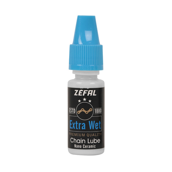 Lubrifiant Vélo Chaîne Zefal Extra Wet Toutes Conditions (Burette 10Ml) - Ideal Pour Emmener Lors De La Sortie