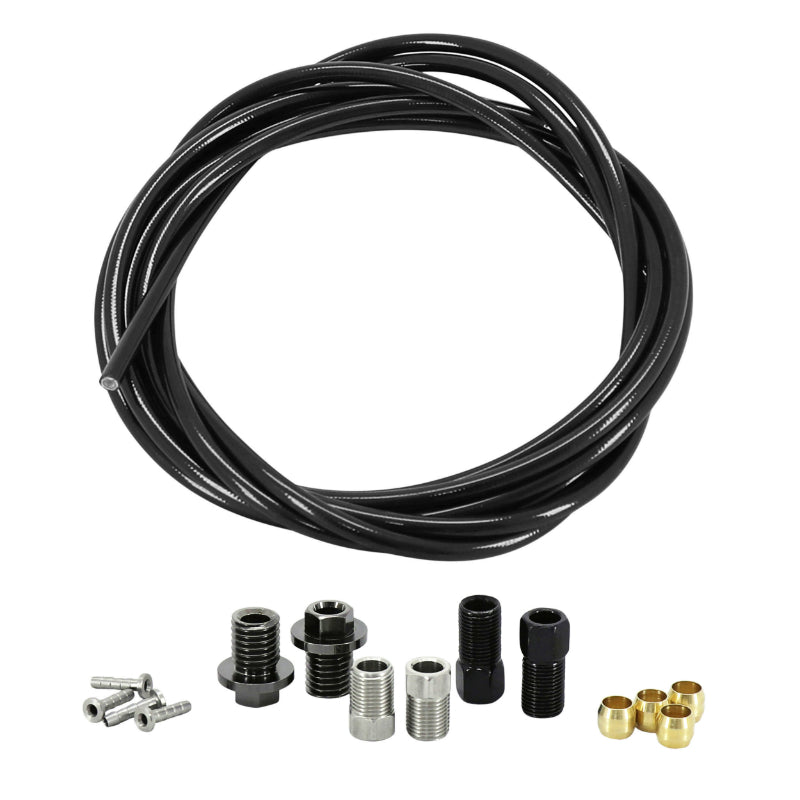Durite Pour Frein A Disque Type Shimano Bh90 Noir - Avec 4 Olives, 4 Pins, 2 Kits Raccords - Gaine Hydraulique Dura-Ace, Ultegra, 105, Grx Longueur 3000 mm
