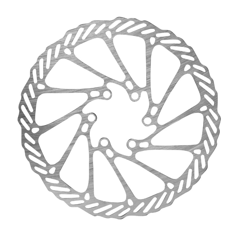 Disque De Frein Trottinette 6 Trous Diam 160 mm Argent (Waves) (Dualtron Speedway 5 Dual Motor, Segway Ninebot F25E Ii, Segway Ninebot F30E, F40E, Smartgyro Crossover Dual)
