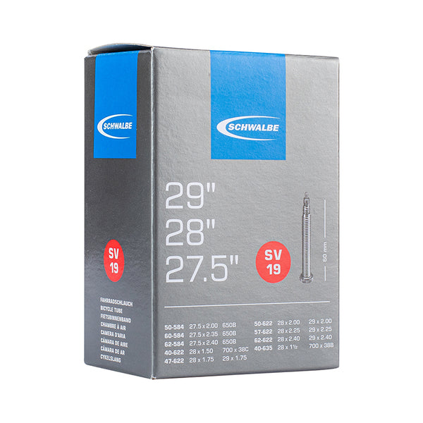 Chambre A Air Vélo 27.5-29 X 2.00-2.40 Et 700X38 Schwalbe Valve Presta Obus Demontable 60 mm Tout Alu (Sv19)
