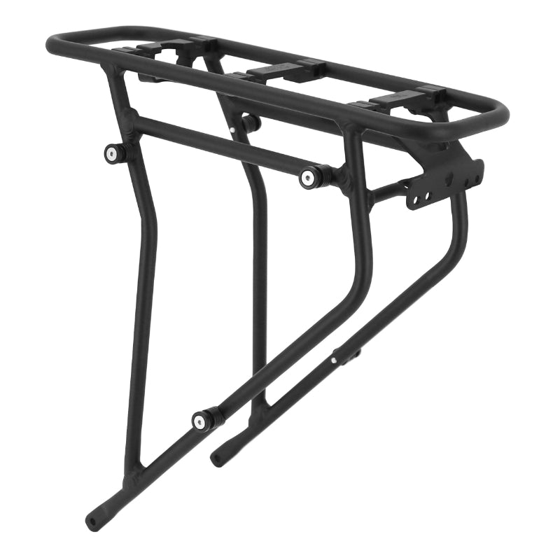 Porte Bagage Vélo Arrière A Tringles Newton Alu Noir 700C Fixation Sur Garde Boue-Hauban Compatible Systeme Mik + Mik St