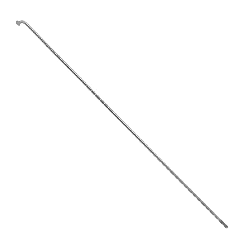 Rayon E-Bike INOX Argent 2.3 mm L 246 mm Tête Coudée (Vendu A L'Unite Sans Écrou) - Voir 185897 Pour Écrou