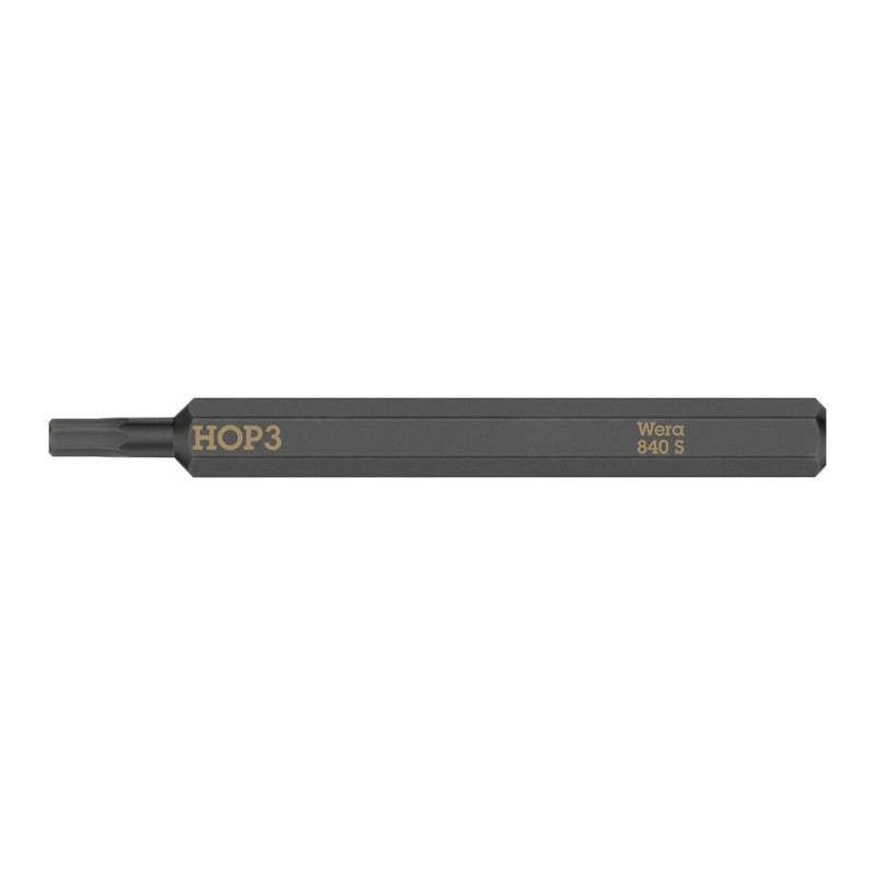 Embouts-Lames Interchangeables De Tournevis A Frapper Wera 840 S 1-4 6 Pans-Allen 3 mm L 70 mm (Vendu A L'Unite)) -Marque Allemande Pour Les Ateliers-