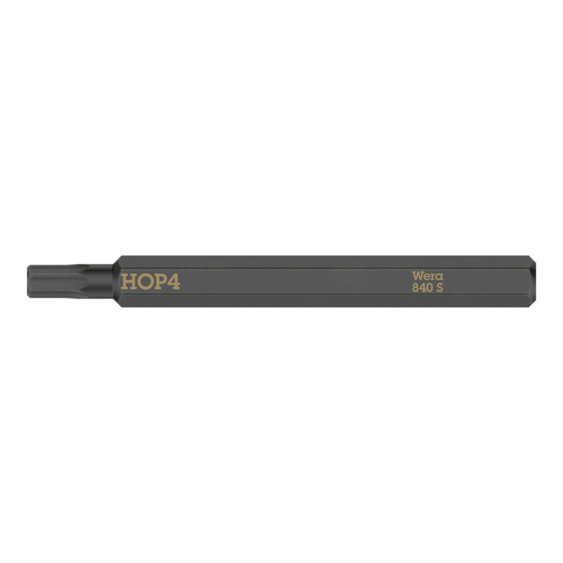 Embouts-Lames Interchangeables De Tournevis A Frapper Wera 840 S 1-4 6 Pans-Allen 4 mm L 70 mm (Vendu A L'Unite)) -Marque Allemande Pour Les Ateliers-