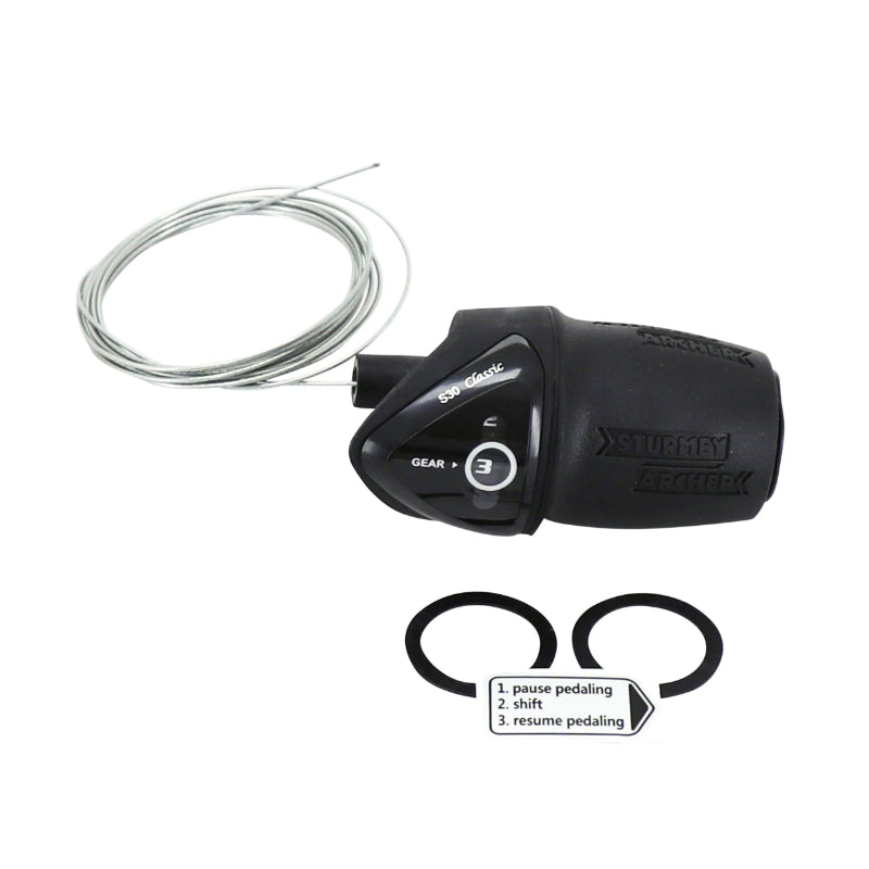Manette City Sturmey Archer 3V. Tournante Tss33