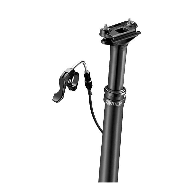Tige De Selle Gravel Télescopique Switch Swl-100 Alu Noir Diam. 30.9 L450 mm (Réglage Par Câble Interne Débattement 100