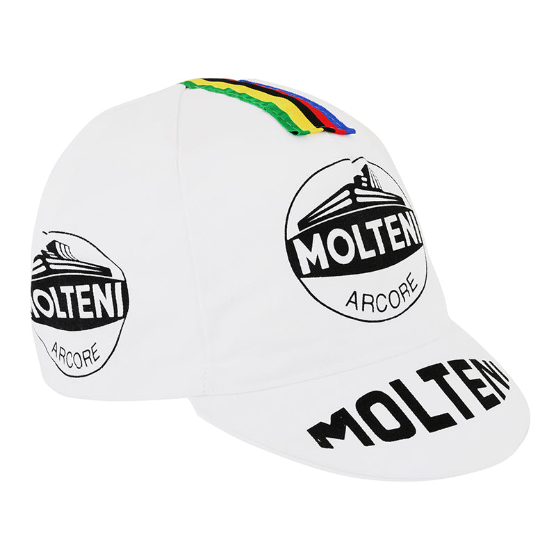 Casquette Vintage Molteni Champion Du Monde Blanc