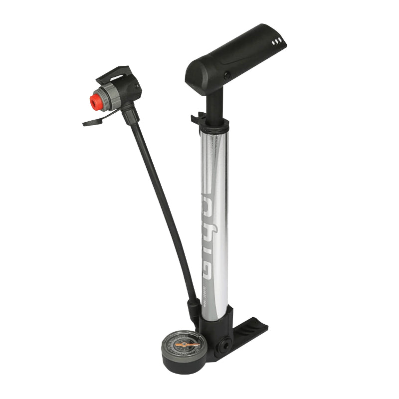 Pompe A Pied Mini VTT Giyo Avec Manometre Pied Pliable Alu-Résine Vp-Vs Poignée En T