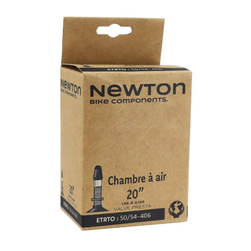 Chambre A Air Vélo 20 X 1.95-2.125 Newton Valve Presta 40 mm