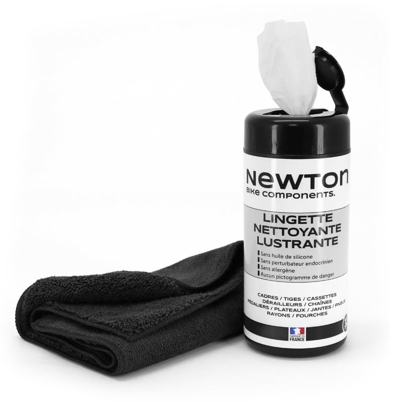 Lingettes Multifonction Newton Vélo (Pot De 32 Lingettes) - Livree Avec Chiffon Microfibre