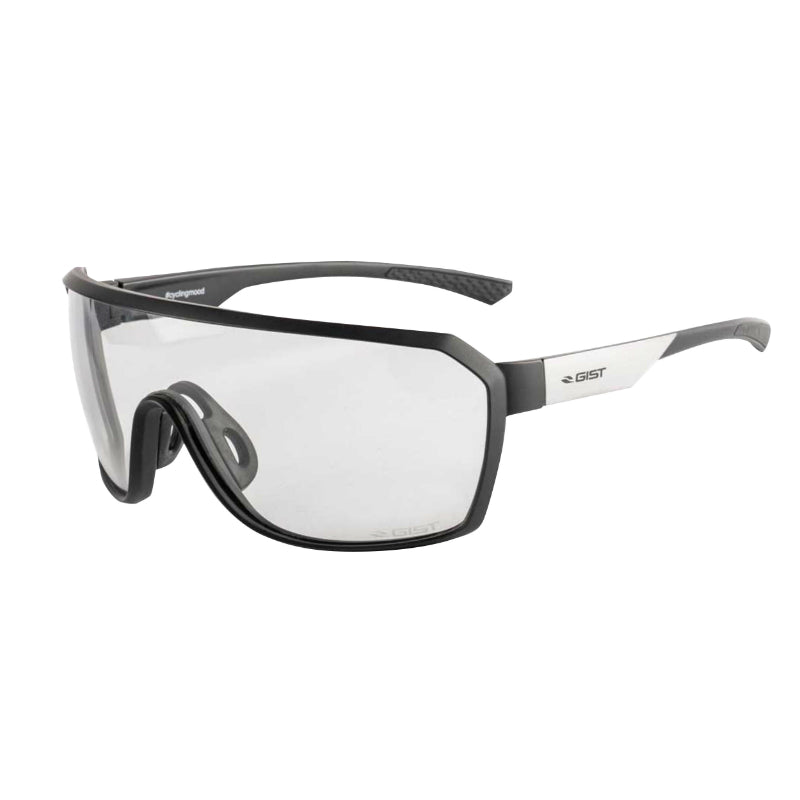 Lunettes Vélo Adulte Gist Range Monture Noir Mat Verres Photochromiques Qui S'Adaptent Automatiquement A La Luminosite (