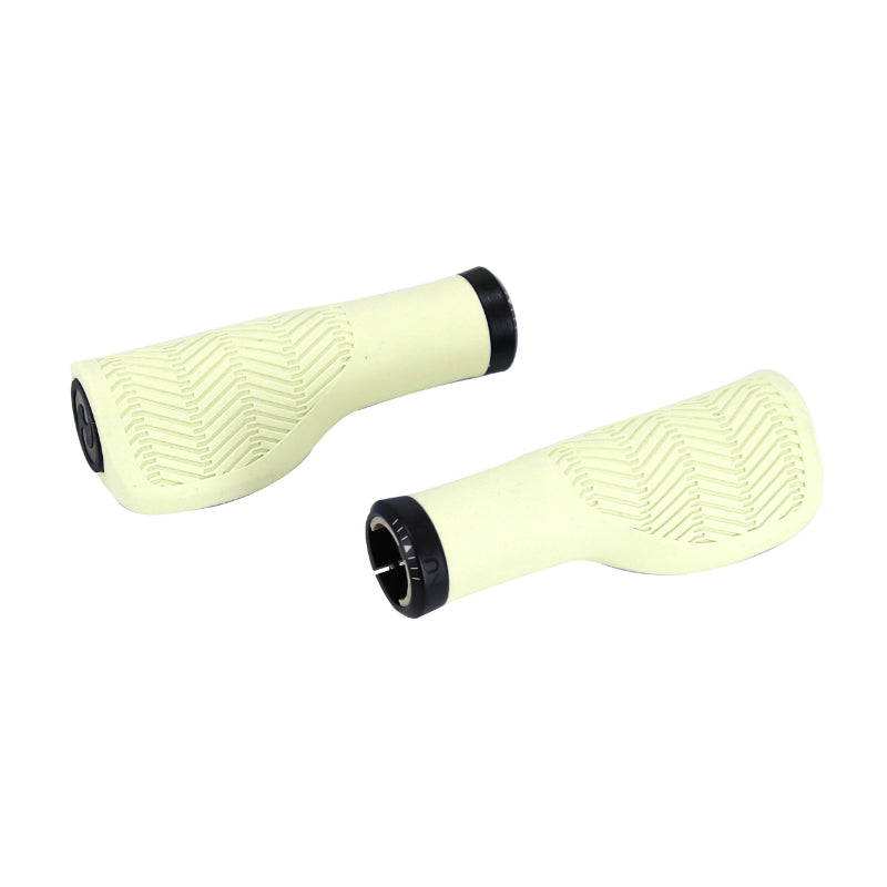 Poignée City Herrmans Nucore Town Ergonomique Avec Lock-On Creme L 130 mm Diam 22 mm (Paire Sur Carte)