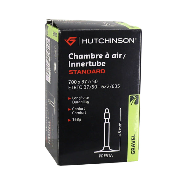 Chambre A Air Vélo 700 X 37-50 Hutchinson Valve Presta 48 mm 168G