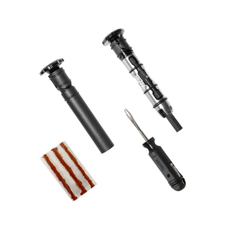 Outil Multifonction Zefal VTT Z Bar Tool 11 Embouts, Derive Chaîne, Réparation Pneu Tubeless (Integres Dans Le Cintre) (