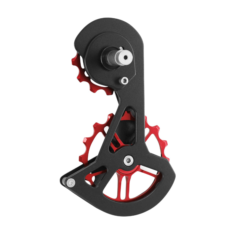 Chape Dérailleur Oversize Route Arrière Compatible Shimano Ultegra 11V Rd8050-Rd8000 (Avec Galets 12 Et 16 dents)