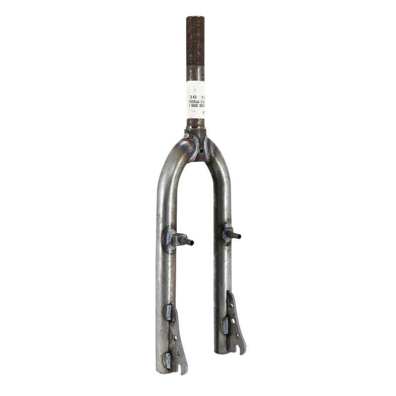 Fourche BMX 20" Acier Brute A Peindre Pivot Aheadset 1"-22,2 mm Intérieur