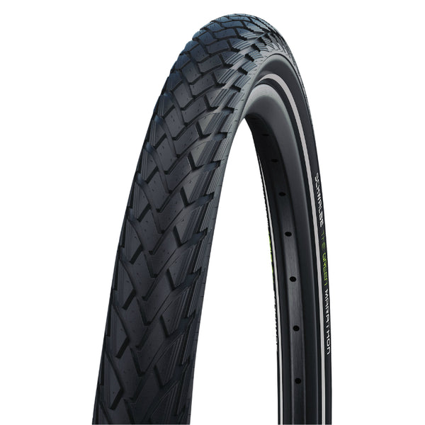 Pneu VTT Urbain 27.5 X 2.15 Schwalbe Marathon Green Noir Tr (55-584) Renfort Greenguard Flanc Reflex Compatible VAE