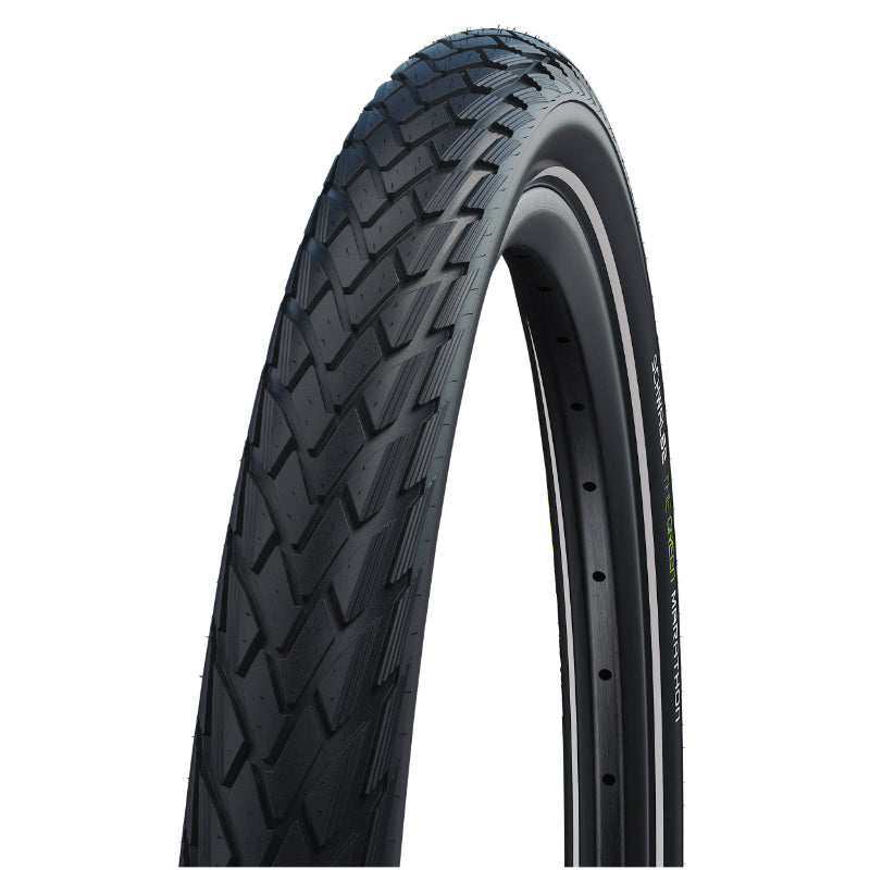 Pneu VTT Urbain 29 X 2.15 Schwalbe Marathon Green Noir Tr (55-622) Renfort Flanc Reflex Compatible VAE