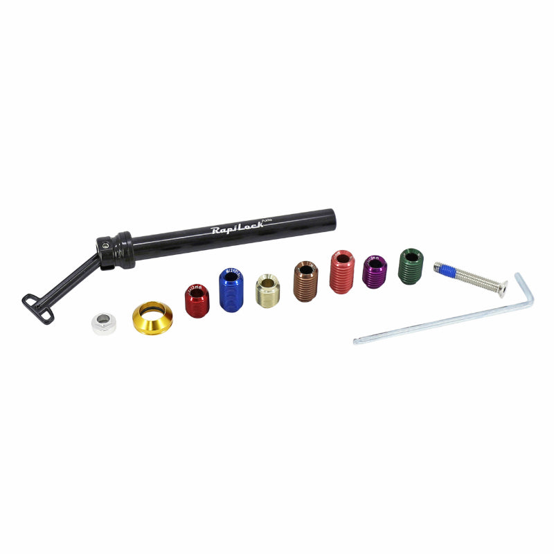 Axe Traversant - Blocage Rapido Roue Route Avant Lg 105 mm M12X100 Compatible Tout Filetage