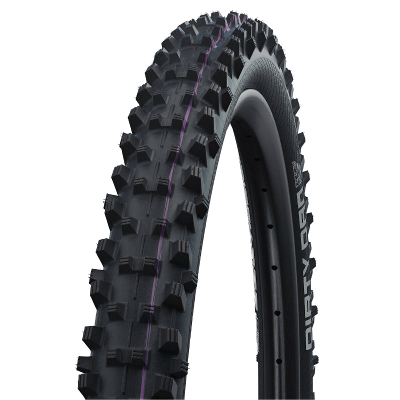 Pneu VTT 29 X 2.35 Schwalbe Dirty Dan Super Downhill Addix Ultrasoft Noir Tle Tubeless Ready Tr (60-622) (Terrain Boueux
