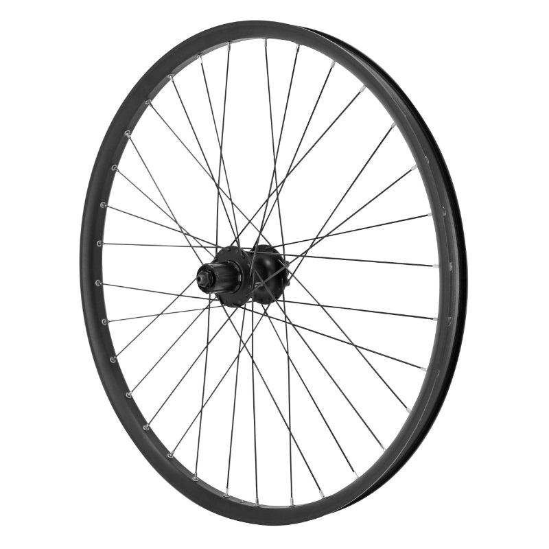 Roue VTT - Cargo - VAE - E-Bike - Longtail Disque Blocage 26" Trucky Arrière Noir Moyeu Shimano M475 6 Trous Cassette 11-10-9-8V (Renforcé) Jante 30C 32 Rayons Diamètre 2.3 mm