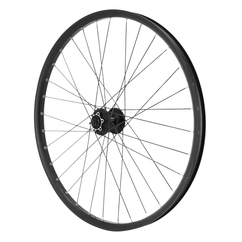 Roue VTT - Cargo - VAE - E-Bike - Longtail Disque Blocage 26" Trucky Avant Noir Moyeu Shimano M475 6 Trous (Renforcé) Ja