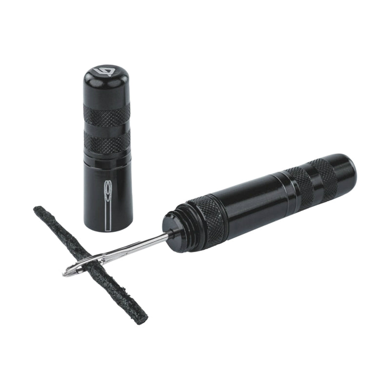 Kit Réparation Pneu Tubeless Route - VTT Hutchinson Par L'Extérieur Avec Meches - Capsule Alu (5 Meches D 1.5 mm + 5 Mec