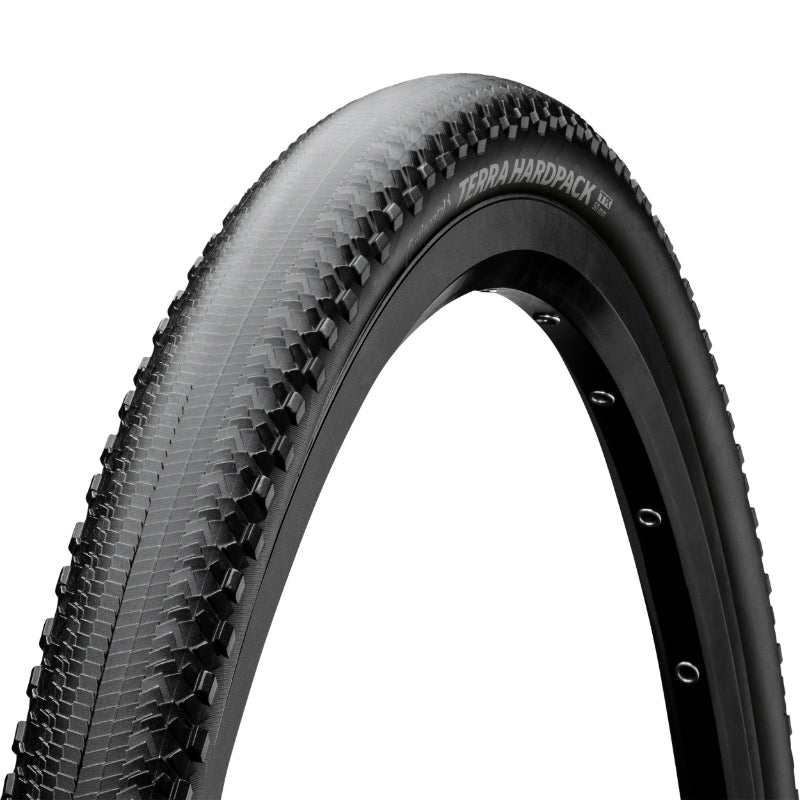 Pneu Gravel 700 X 50 Continental Terra Hardpack Shield Wall Noir Tubeless Ready Ts (50-622)