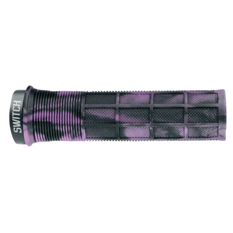 Poignée City-VTT Switch Supergrip Lock-On Smoke Violet (Paire)