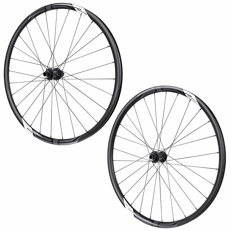 Roues Gravel Disque 700 Fir Galaxium Centerlock Noir Cassette Shimano Microspline 12V Axe Traversant 12-100 Et 12-142 Hauteur-Profil 26 mm (Paire) - Tubeless Ready
