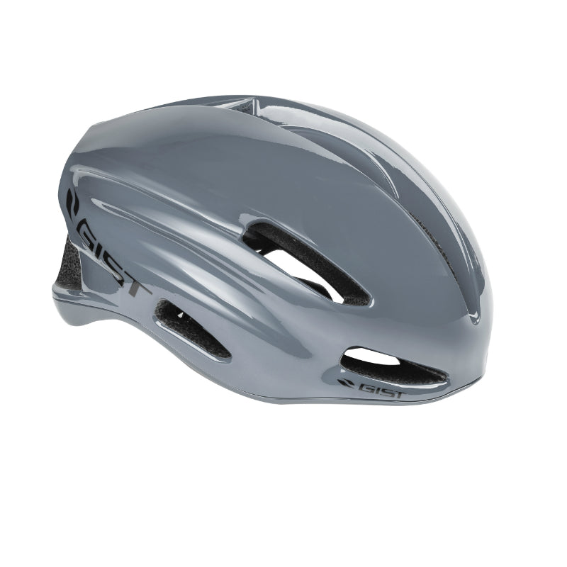 Casque Vélo Adulte Gist Route Veloce Gris Taille 56-62 Réglage Molette Fermeture Boucle Fidlock Magnetique (Eps-Pc)