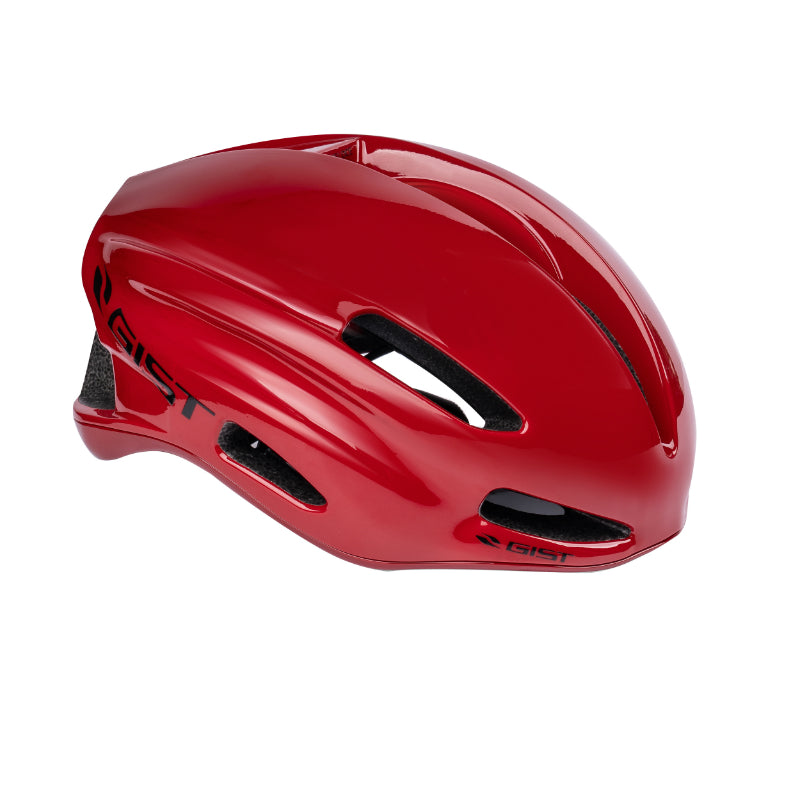 Casque Vélo Adulte Gist Route Veloce Rouge Taille 56-62 Réglage Molette Fermeture Boucle Fidlock Magnetique (Eps-Pc)