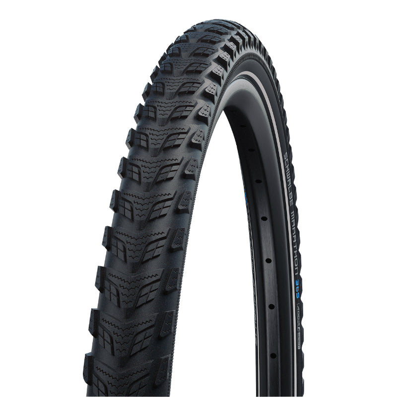 Pneu City 20 X 2.15 Schwalbe Marathon 365 Noir Tr (55-406) Renfort Greenguard 5 mm Flanc Reflex Compatible VAE