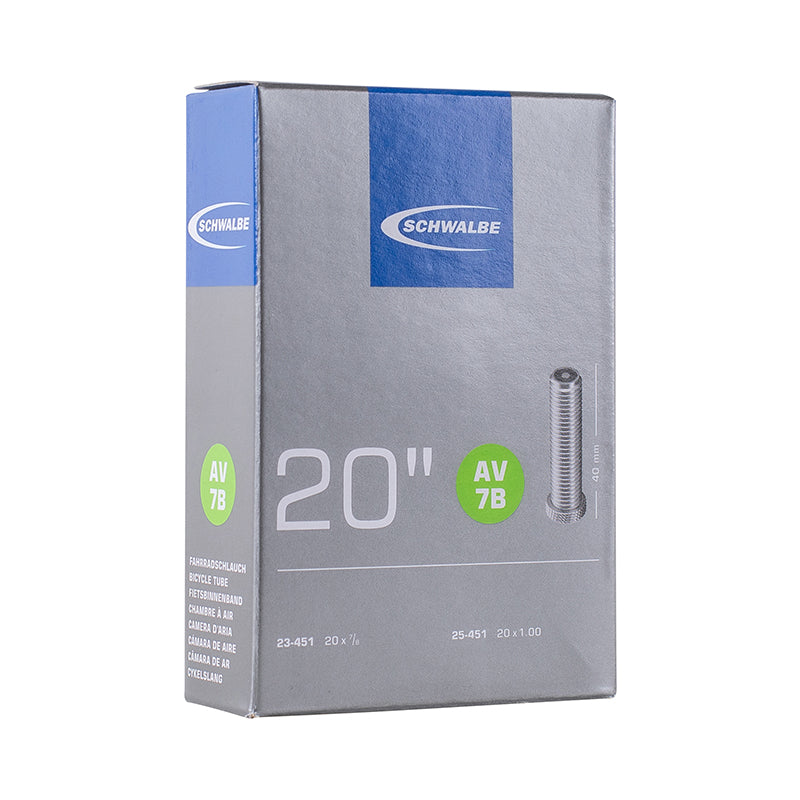 Chambre A Air Vélo 20 X 0.90 - 1.00 Schwalbe Valve Standard (23-25-451) (Av7B)
