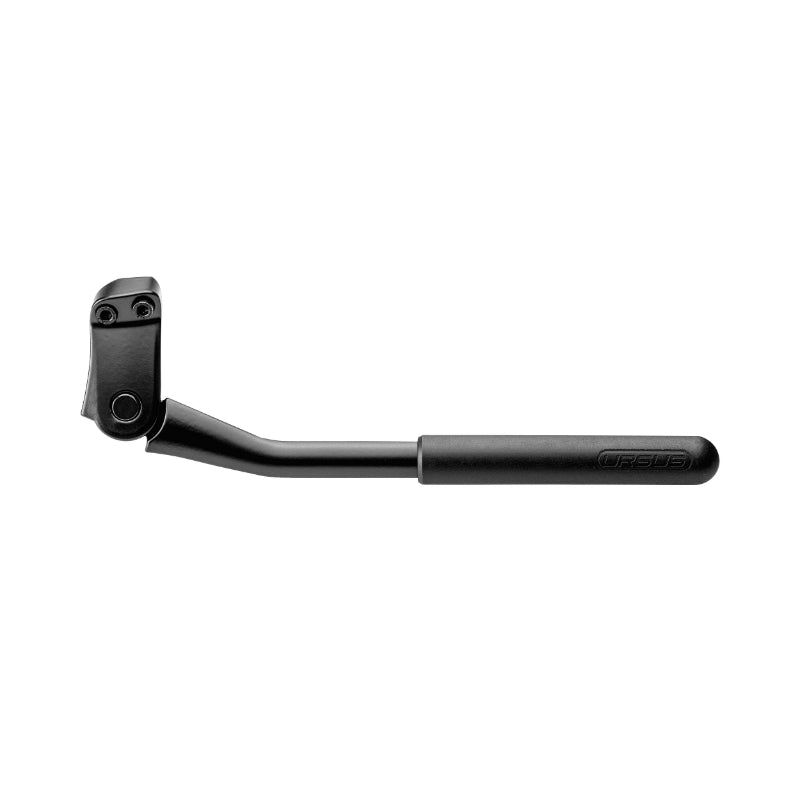 Béquille Vélo Laterale Arrière Ursus Mooi+ 24-28'' Noir Réglable Fixation 2 Vis Sur Base Entraxe 18 mm - Supporte 40Kgs