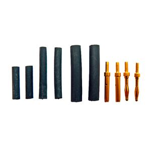 Lot de raccords rapides dorés