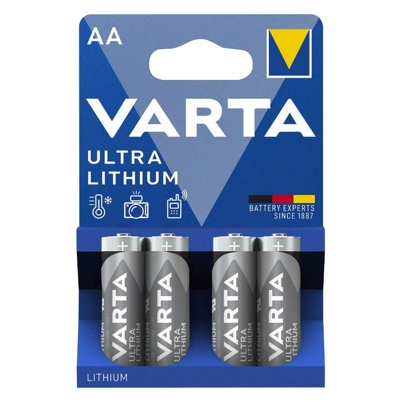 Pile Lr06 1.5V Varta Ultra Lithium Aa (Vendu Par 4)