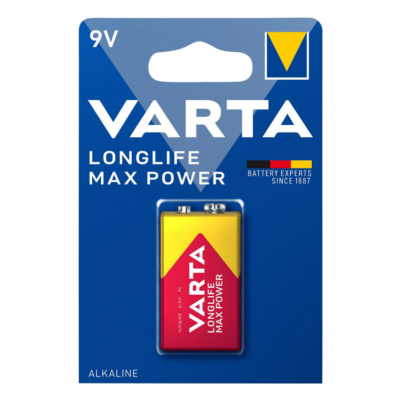 Pile 6Lr61 9V Varta Alcaline Longlife Max Power (Vendu A L'Unite)