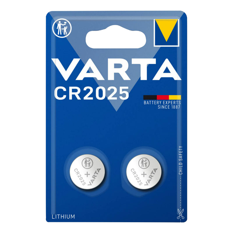 Pile Bouton Cr2025 Varta Lithium 3V (Vendu Par 2)